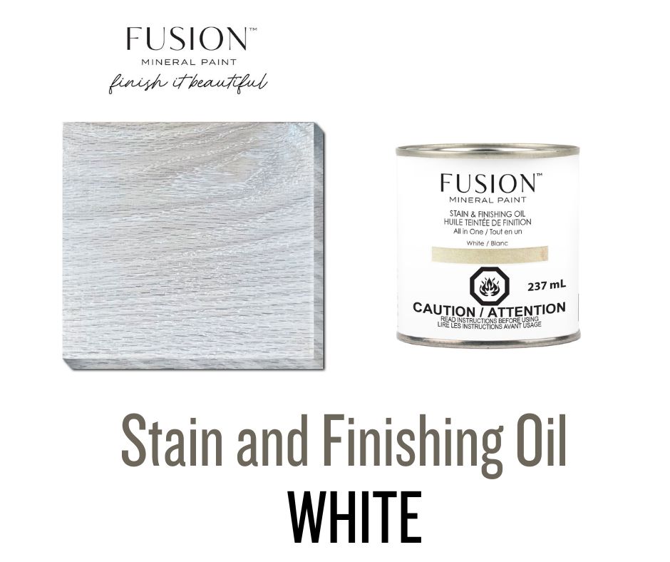 Fusion Stain and Finishing Oil (SFO) Colour: WHITE